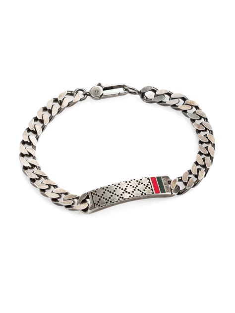 gucci bracelet size 16|gucci silver bracelet for men.